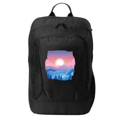 Sunset Mountain City Backpack