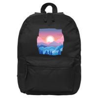 Sunset Mountain 16 in Basic Backpack