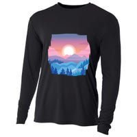 Sunset Mountain Cooling Performance Long Sleeve Crew
