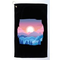 Sunset Mountain Golf Towel