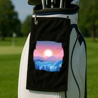 Sunset Mountain Golf Towel