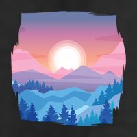 Sunset Mountain Golf Towel