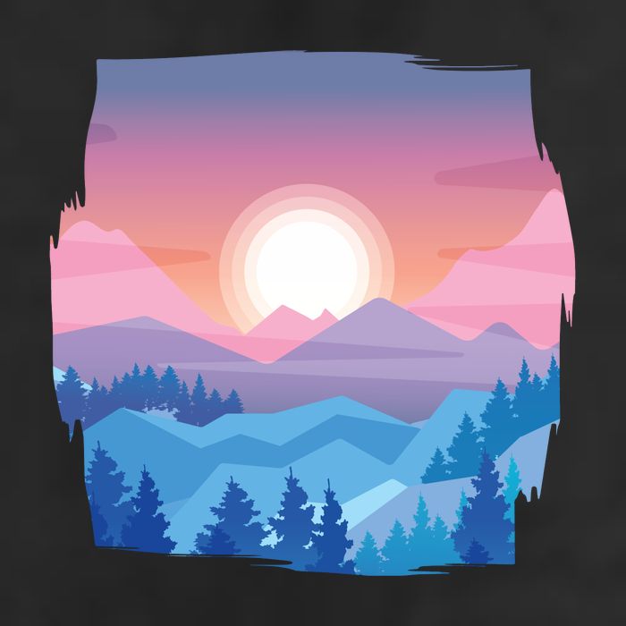 Sunset Mountain Golf Towel