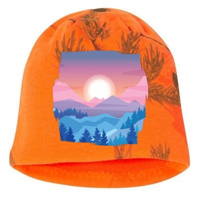 Sunset Mountain Kati - Camo Knit Beanie