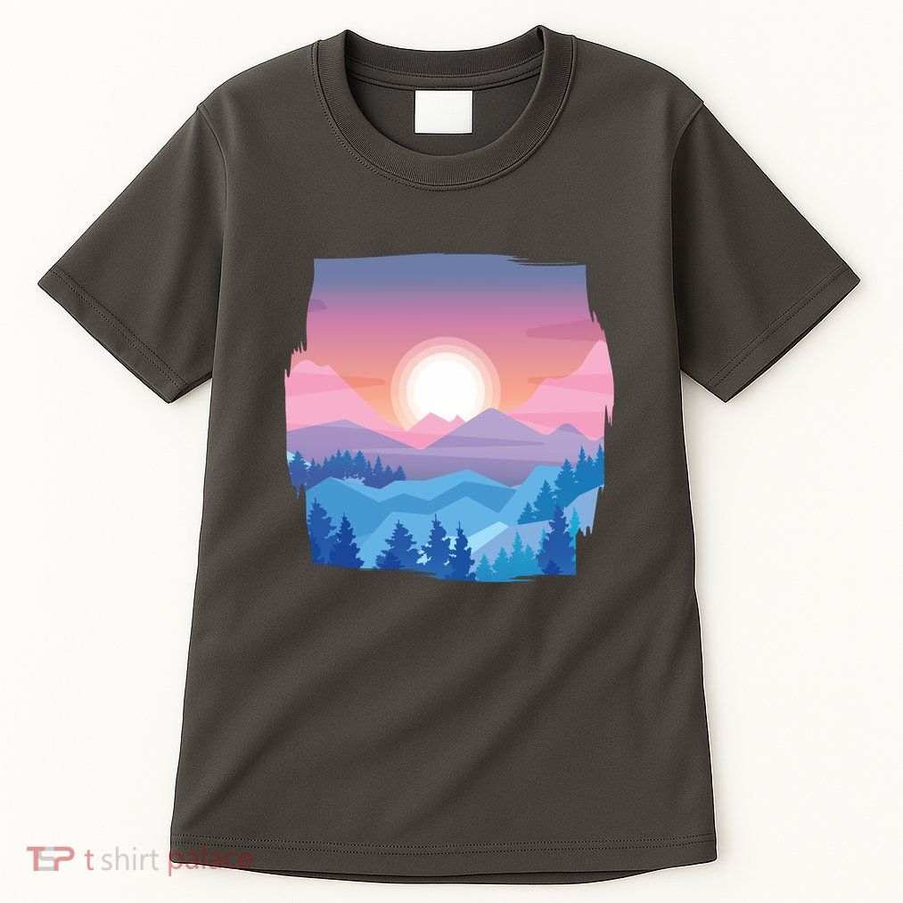 Sunset Mountain Tall T-Shirt