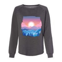 Sunset Mountain Womens California Wash Sweatshirt