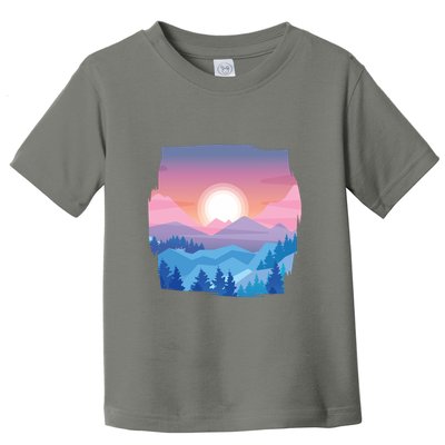 Sunset Mountain Toddler T-Shirt