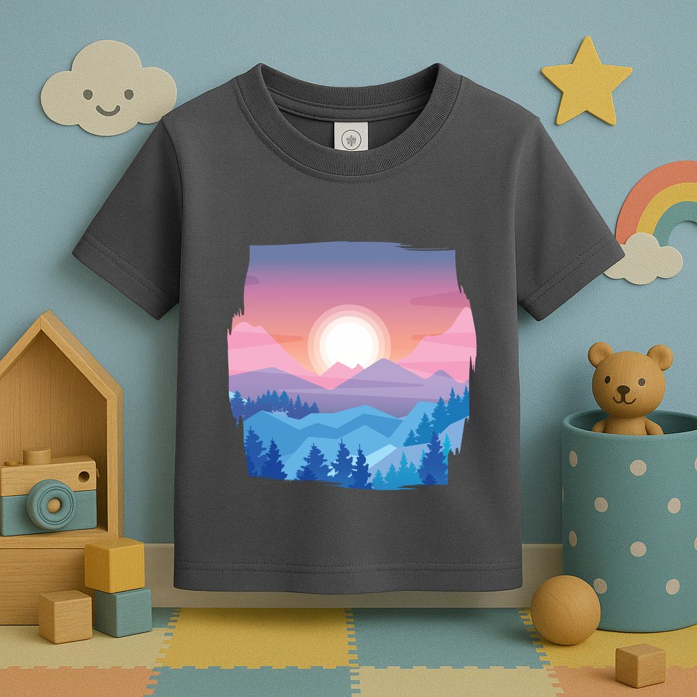 Sunset Mountain Toddler T-Shirt