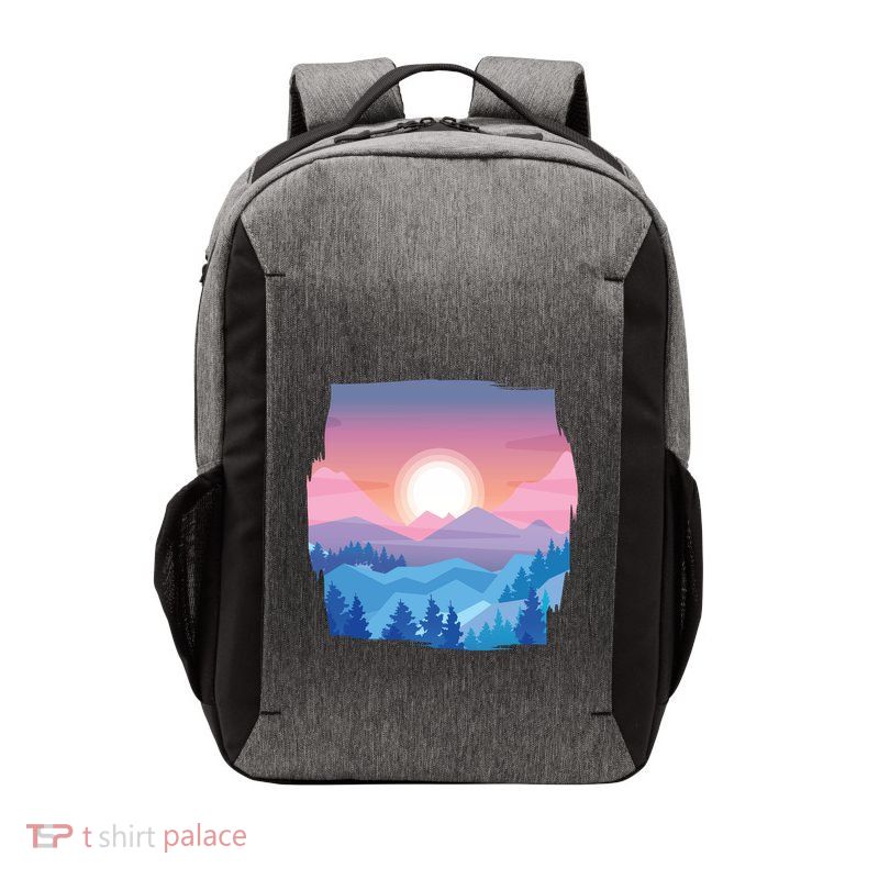 Sunset Mountain Vector Backpack