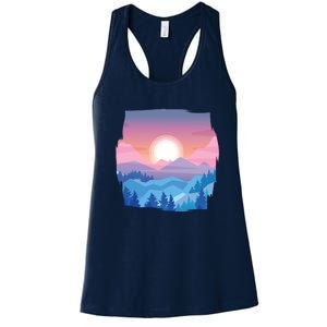 Sunset Mountain Women's Racerback Tank