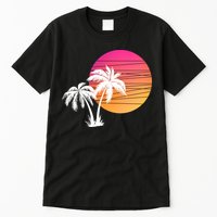Sunset Palm Trees Tall T-Shirt