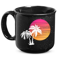 Sunset Palm Trees 15oz Campfire Ceramic Mug