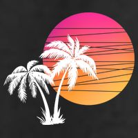Sunset Palm Trees 15oz Campfire Ceramic Mug