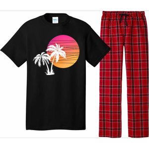 Sunset Palm Trees Pajama Set