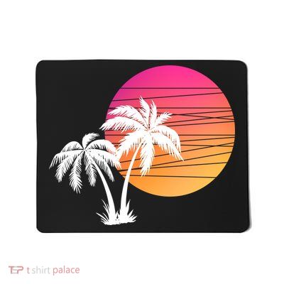 Sunset Palm Trees Mousepad