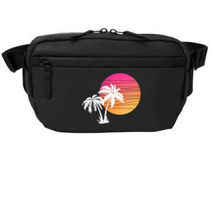 Sunset Palm Trees Crossbody Pack