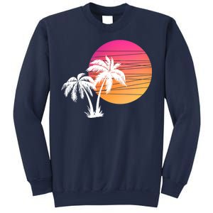 Sunset Palm Trees Sweatshirt