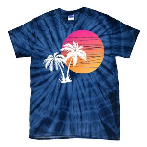 Sunset Palm Trees Tie-Dye T-Shirt