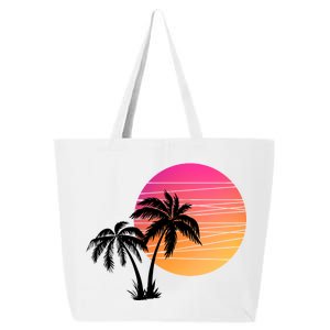 Sunset Palm Trees 25L Jumbo Tote