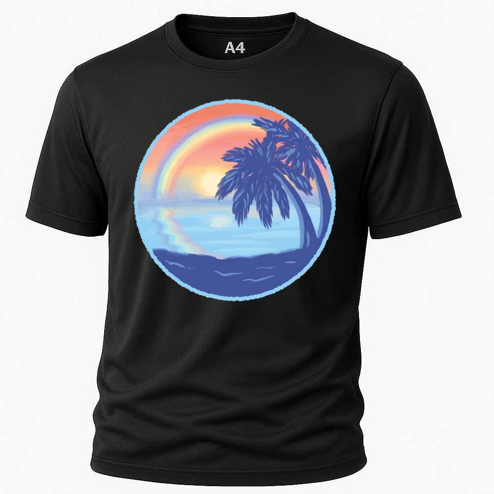 Sunset Rainbow Beach Performance Shirt