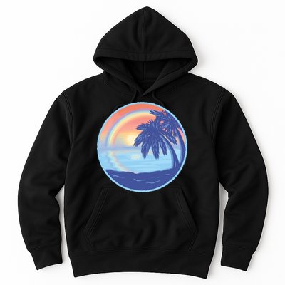 Sunset Rainbow Beach Hoodie