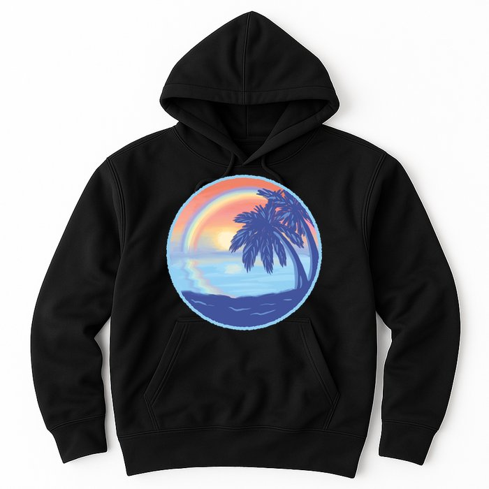 Sunset Rainbow Beach Hoodie