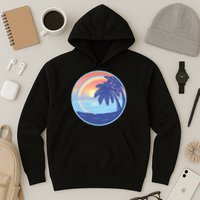 Sunset Rainbow Beach Hoodie