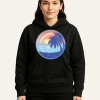 Sunset Rainbow Beach Hoodie