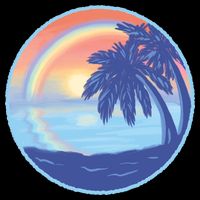 Sunset Rainbow Beach Hoodie