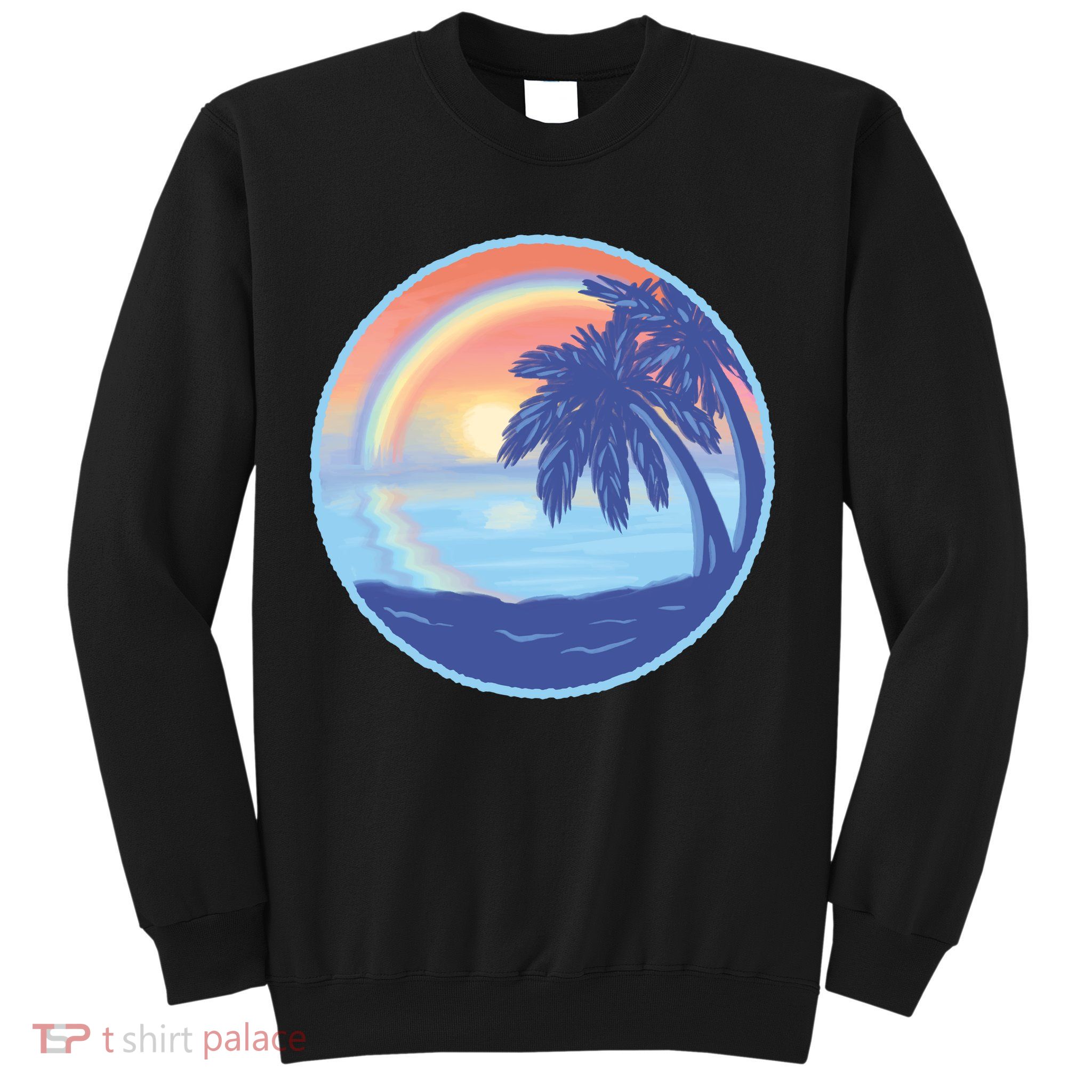Sunset Rainbow Beach Sweatshirt