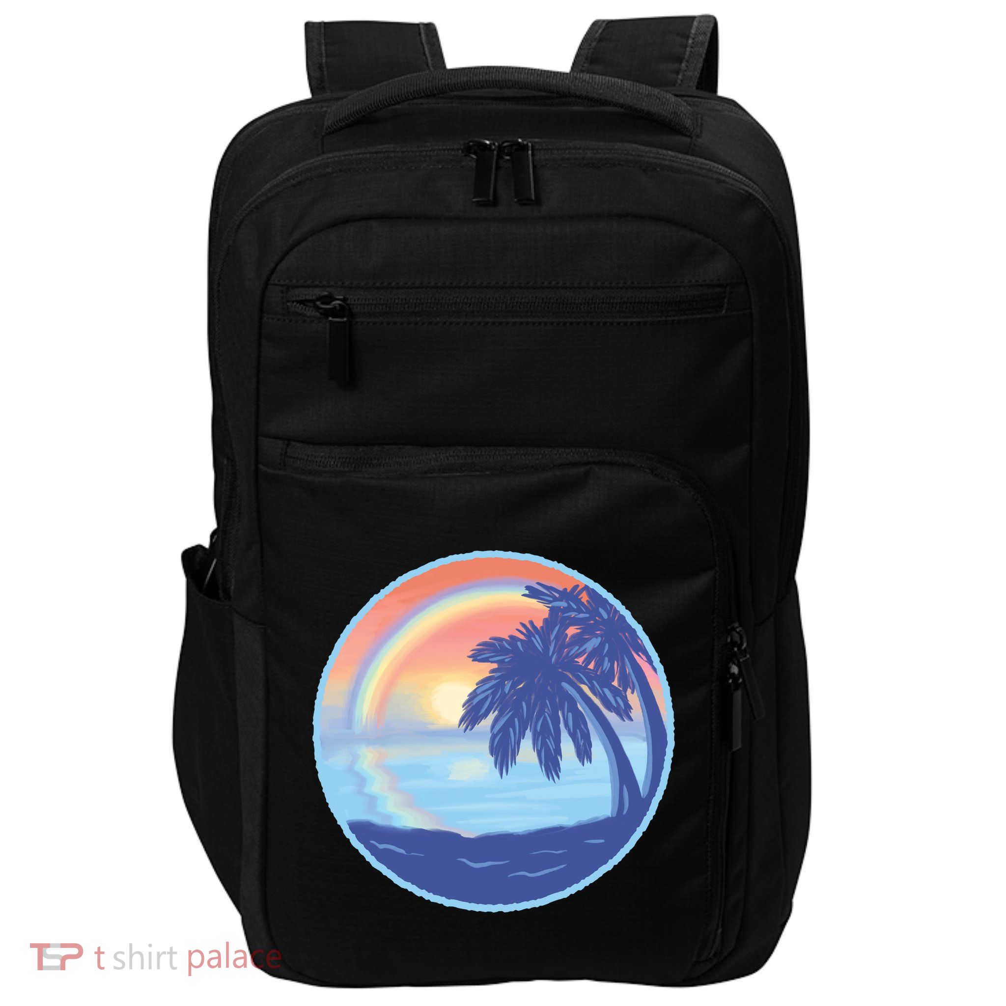 Sunset Rainbow Beach Impact Tech Backpack