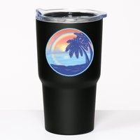 Sunset Rainbow Beach Tumbler