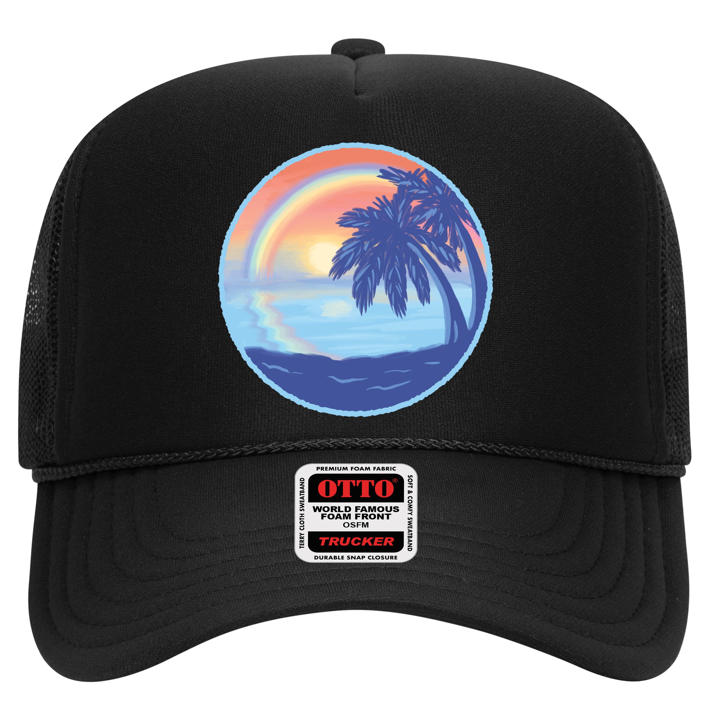 Sunset Rainbow Beach Hat