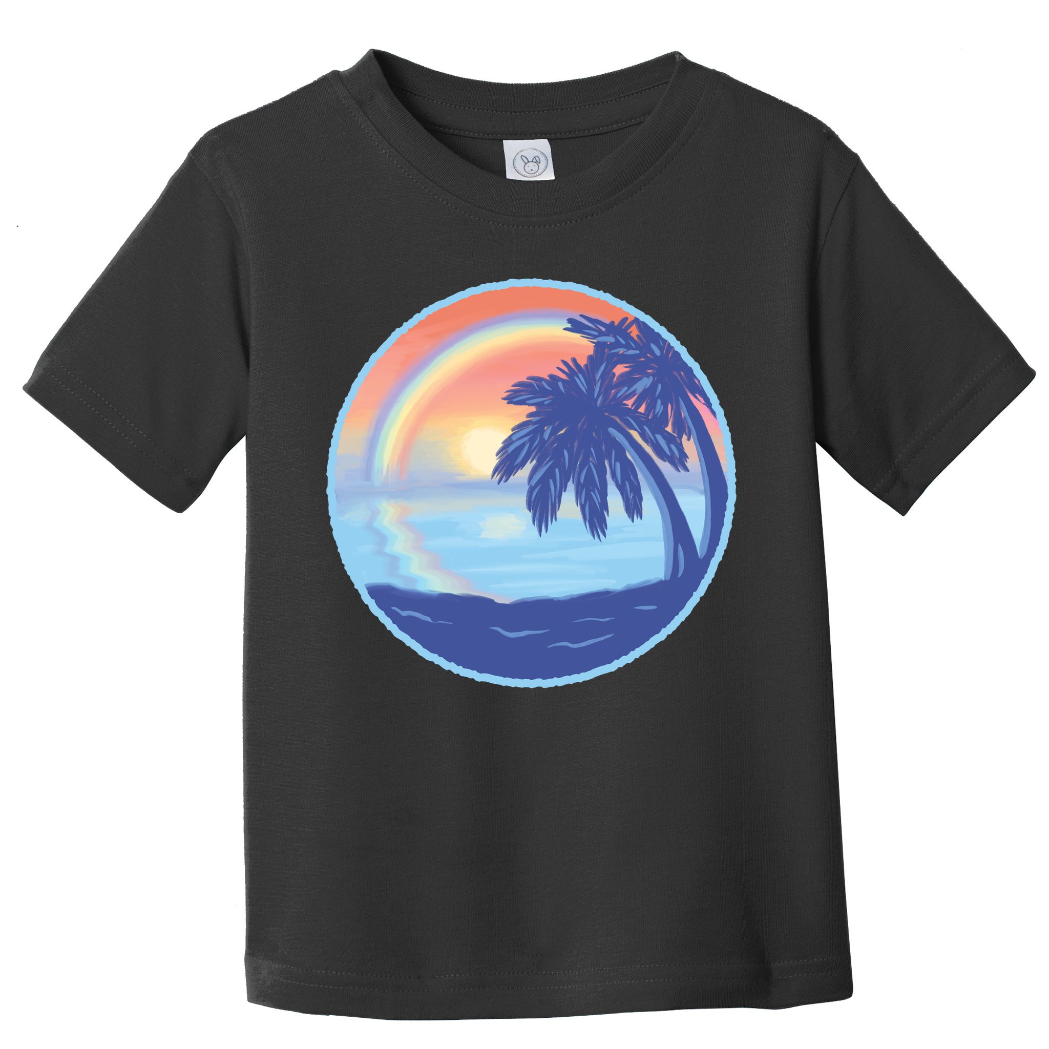 Sunset Rainbow Beach Toddler T-Shirt