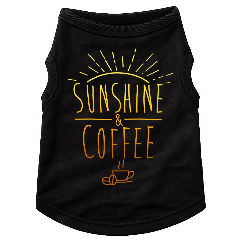 Sunshine And Coffee Doggie Tank