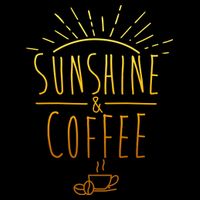 Sunshine And Coffee Cooling Performance Crew T-Shirt