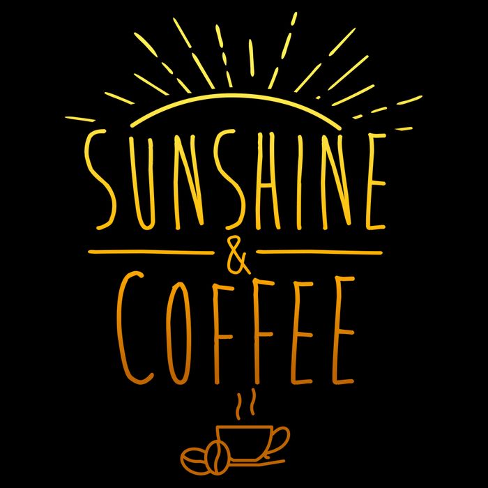 Sunshine And Coffee Cooling Performance Crew T-Shirt
