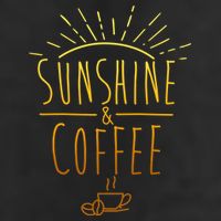 Sunshine And Coffee Adult Drive Performance Visor