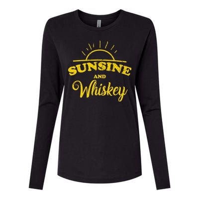 Sunshine And Whiskey Womens Cotton Relaxed Long Sleeve T-Shirt