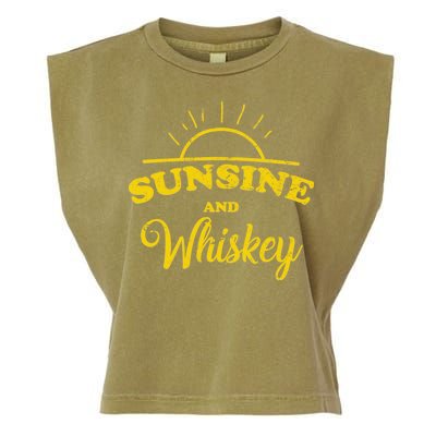 Sunshine And Whiskey Garment-Dyed Women's Muscle Tee