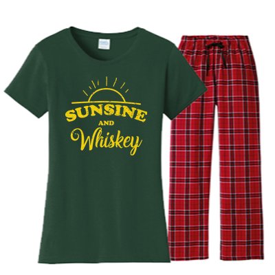 Sunshine And Whiskey Women's Flannel Pajama Set