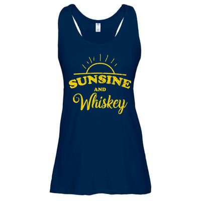 Sunshine And Whiskey Ladies Essential Flowy Tank