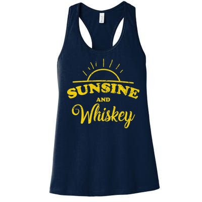 Sunshine And Whiskey Women's Racerback Tank