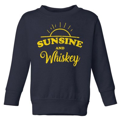 Sunshine And Whiskey Toddler Sweatshirt