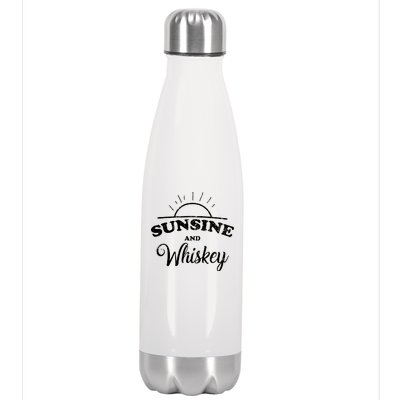 Sunshine And Whiskey Stainless Steel Insulated Water Bottle