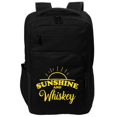 Sunshine And Whiskey Retro Summer Impact Tech Backpack