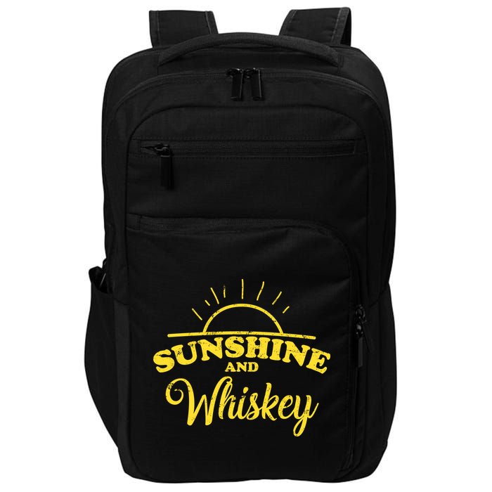 Sunshine And Whiskey Retro Summer Impact Tech Backpack