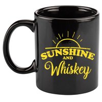 Sunshine And Whiskey Retro Summer 11oz C Handle Ceramic Mug