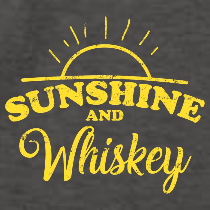 Sunshine And Whiskey Retro Summer Vector Backpack