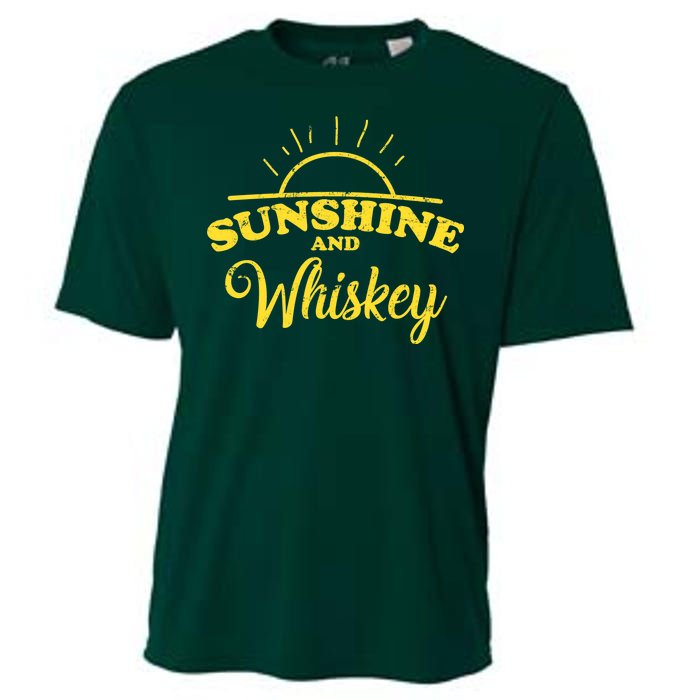 Sunshine And Whiskey Retro Summer Cooling Performance Crew T-Shirt